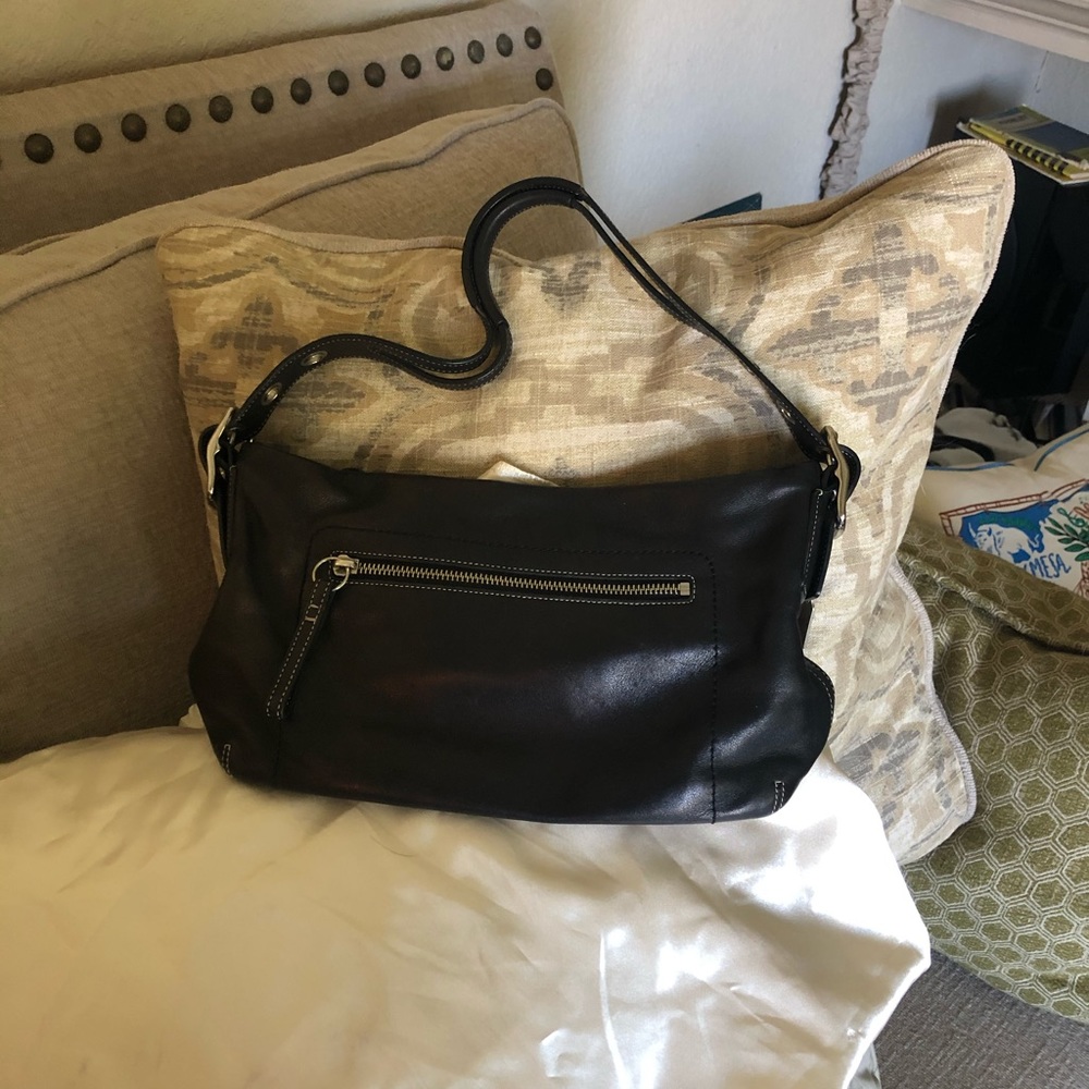 Black Leather COACH